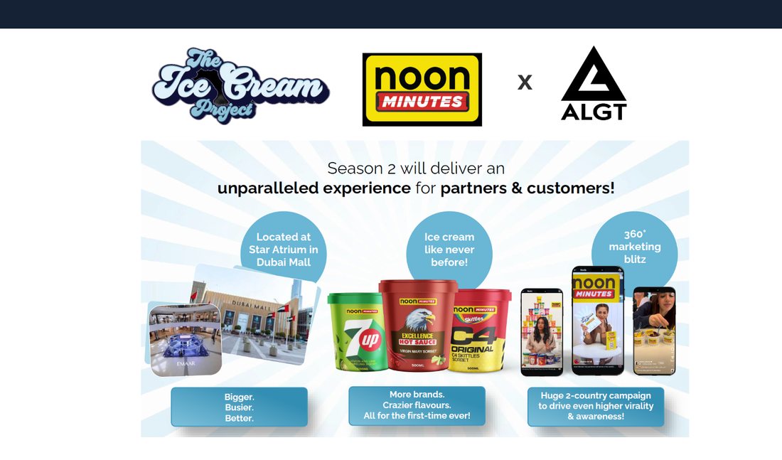 The Ice Cream Project × noon Minutes × ALGT campaign